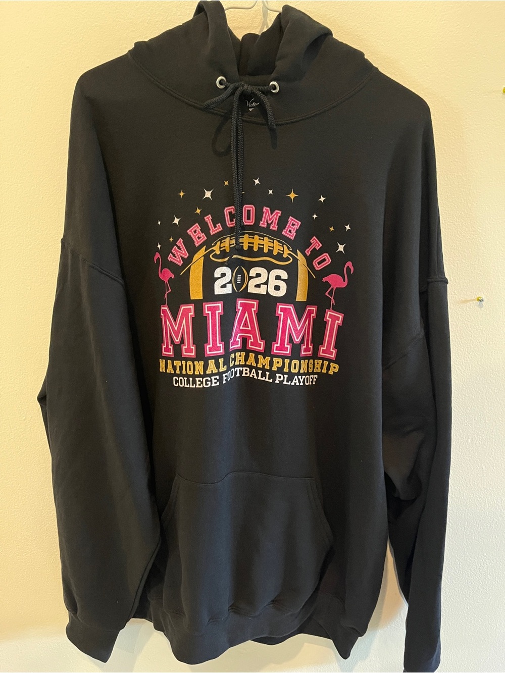 NCAA College Football Miami Championship Hoodie XXL New